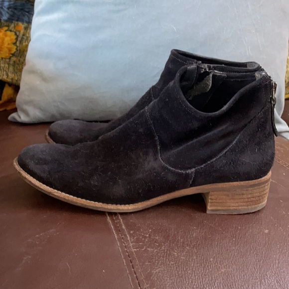 Paul Green suede black booties - Picture 3 of 7